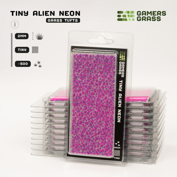 Gamers Grass - Tufts Tiny Alien Neon